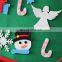 Christmas felt tree with calender body