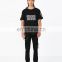 DiZNEW Clothing Manufacturers Custom Mens Cotton Embroidery Plain Black T shirt