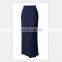 wholesale long skirts 100% polyester women solid color patchwork skirt for women