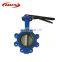 ductile cast iron long stem 110mm jis 5k butterfly valve