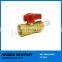 5/8 inch brass gas ball valve Flare x Flare with aluminum handle