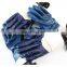 Oil Resistant Fully Coated Blue Nitrile Safety Work Gloves For Fuel Petro Chemical Work