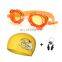 Children Swimming Goggles Swim Caps Ear Plug Nose Clip Set Boy Girl Waterproof Silicone Kids Swim Glasses Pool Eyewear