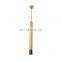 Tonghua 2021 New Wood Ceiling Rose Tube Shaped Gu10 LED  Warm White Home Decor Pendant Lamp