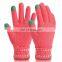 Mobile Gaming Gloves Winter Gloves Touch Screen Warm Mittens Lithium Anti-Freeze Knitted Warm Glove Jacquard