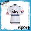 Custom fashion cycling team wear short/long sleeve blue sky team cycling jersey