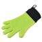 Custom Logo Cooking Baking BBQ Grill Microwave Waterproof Heat-Insulation Kitchen Gloves Extra Long Cotton Silicone Oven Mitts