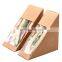 Sunkea Paper Bento Sandwich Wedge Box Manufacturer