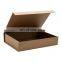 Premium stock ready eco-friendly kraft paper magnetic gift box packaging for clothing
