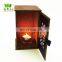 Custom luxury paper window candle gift box rigid cardboard candle packaging box wholesale