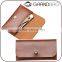 New Fashion Genuine Leather unisex Cell Phone Pouch Mobile Phone Purse Bag