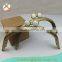 arched metal frame for purse bags with white gems