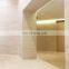 Honed Moca cream limestone wall panels inner wall paneling