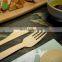 Yada Travel Flatware Eco - Friendly Disposable Bamboo Cutlery Fork Spoon Travel Set