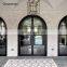 American Entrance Security Steel Doors Exterior Iron French Doors Double Glazed Glass Front Entry Door Made In China
