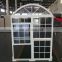 Hung windows glass panel windows upvc/pvc materials frame vinyl profiles 5 double hung arch picture window