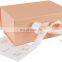 OEM/ODM Pink White Cardboard Paper Wedding Gift Box Packaging with Ribbon Magnetic Closure