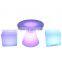 tub party glow led bar furniture cube chair cocktail table led furniture for event party
