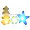 bright star christmas lights rgb clear star shape Christmas lights waterproof led light CE/ROSH certificate