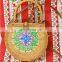 Hot Product Straps Round Rattan Bag Boho Flower Shoulder Leather