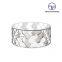 Tempered Glass Stainless Steel End Table Side Table Lamp Table Gold / Silver For Modern Living Room