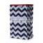 New Blue Chevron Insulated Canvas Lunch Bag Chevron School Lunch Kit