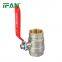 IFAN Customized Female Threaded 2Pc Ball Valve1/2 3/4 1 2 Inch Brass Ball Valves