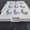 white PET thermoformed dunnage blister trays vacuum forming packaging