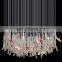 Modern Art Glass Decorative LED Chandelier Large Staircase Light Fixture for Villa Hotel Dining for Elegant Lighting