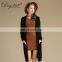 Women's Casual 100% Cashmere Cardigan Sweater Long Sleeve and Solid Pattern for Autumn Season OEM Service Available