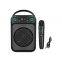 Wireless Speaker 10W Portable Speakers with Lights & Microphone Speaker Karaoke Machine for Kids and Home Use