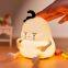 Kawaii Little chubby Night Light Lamp nursery night light Cartoon silicone Night light for Kids Bedside Bedroom Decora