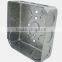4" Square Steel Junction Box(electrical junction box,metal outlet box)