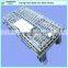 Zinc plated collapsible warehouse container