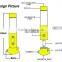 (120337) High Quality Work Light Super Bright multifunction flat plastic flashlight