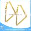 ZS17104 surgical steel gold crystal round earring wholesale latest cute girls earrings