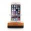 Bamboo Aluminium Metal Stand Mobile Phone Charging Holder Dock Mount for iPhone 6 5S 5C 4S