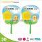 Customize PP Plastic Fan for Promotion