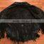 Leather Fringed Cropped Western sexy Cowgirl jacket/Men Motorbike racing Leather Jacket/Motorcycle Biker Jacket/WB-MBJ-501