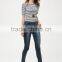 Fashion New Style elastic bottom jeans girls top jeans pants Factory