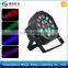 dmx512 led mini stage lighting 18x3w rgb led mini flat par light