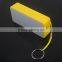 Portable mini 2600mah custom color mobile charger backup battery power bank