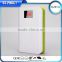 External battery charger customized capacity dual usb wholesale power bank woth flashlight