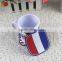 small order the national flag design soft pvc coaster