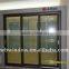 Solid Sliding Door And Forsted Carved PVC Door
