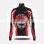Custom high end Long sleeve cycling jersey, polyester comfortable bike jersey