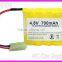 Twist Rc Car Battery/NiCD Battery Pack 4.8V 700 mAh NiCd Battery pack for RC Car/Battery Operated Outdoor