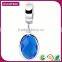 Jewelry Wholesale Blue Natural Stone Charm Pendant