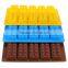 Hot Sale Bpa Free 100% Food Grade Colorful Lego Ice Mold Silicone Ice Cube Tray
