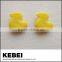 China bulk children's buttons,no hole yellow duck button